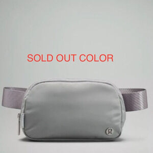 Lululemon Athletica Everywhere belt bag 1L Silver Drop
